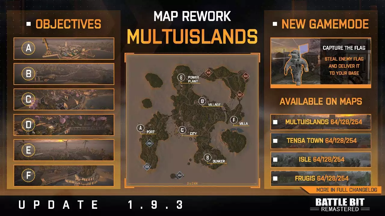 карта MultuIslands в BattleBit Remastered