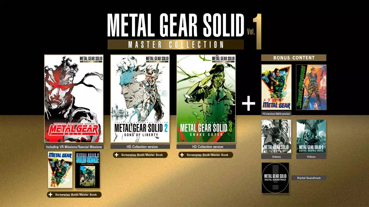 Metal Gear Solid Master Collection Vol. 1 постер
