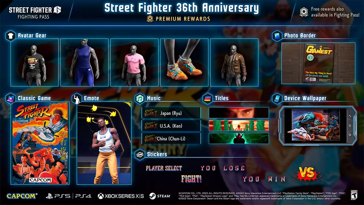 Street Fighter 36th Anniversary