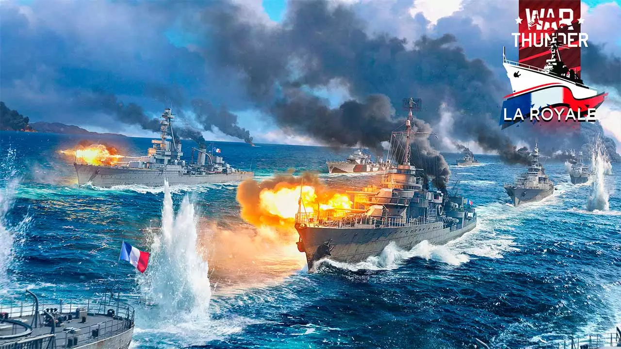 War Thunder большой флот Франции