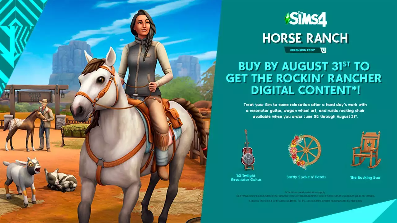 Sims 4 лошади